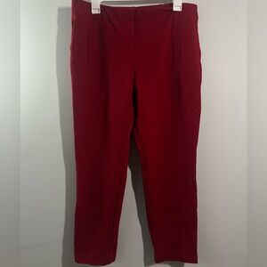 Chico's Women’s Vibrant Red Trousers